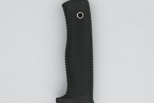 WEILUXU Tactical Fixed Blade Knife, 5.87 inch Blade, 4.65 inch Kray-Ex Handle, Stonewashed 420 Stainless Steel, with Secure-Ex Sheath (B-Silver)