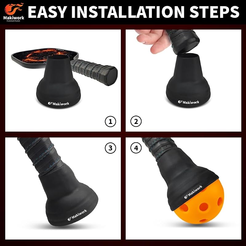 Pickleball Ball Retriever - Silicone Grabber & Picker, Variation of THIS listing 4