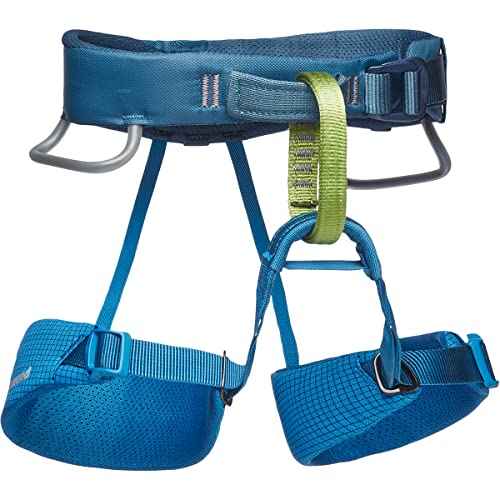 BLACK DIAMOND Kids¡¯ Momentum Rock Climbing Harness | Adjustable Waist & Leg Loops | For Indoor & Outdoor Climbing