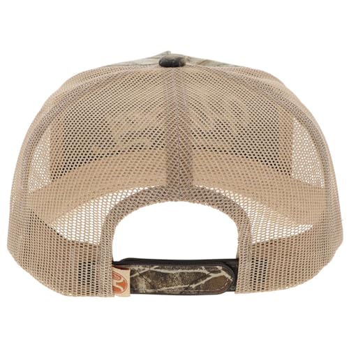 HOOEY OG Adjustable Snapback Trucker Hat - Mesh Back, Rope Detail, OSFA, Camo/Tan