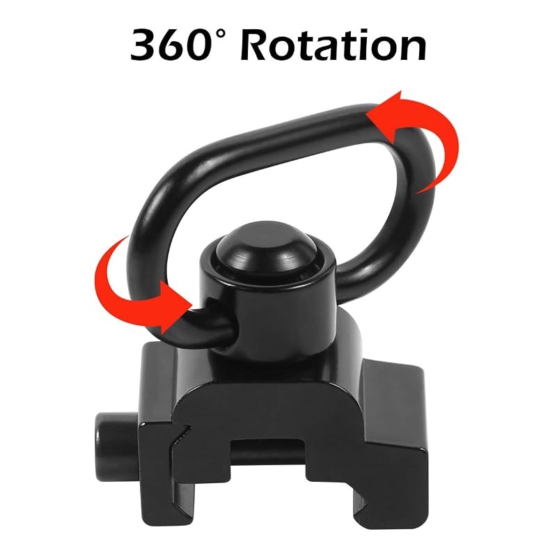 Sling Swivel and Adapter for 20mm Rail – 2 Pack