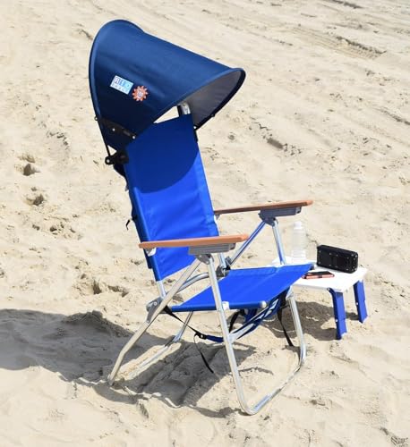Rio Beach MyCanopy Personal Sun Shade Clip-On for Beach Chairs - Navy