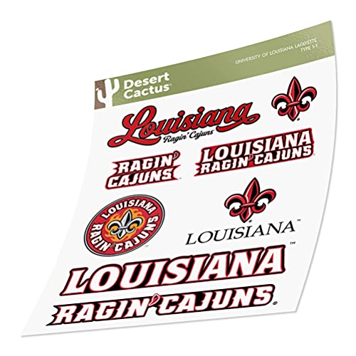 Louisiana Ragin' Cajuns Vinyl Decal - College Team Spirit Sticker