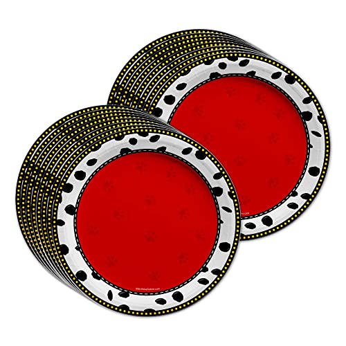 Dalmatians Birthday Party Supplies Set - Plates Napkins Cups for 16 - Themed Tableware Kit with Playful Graphics