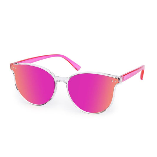 Aofalbe Kids Sunglasses, Sunglasses for Kids Children, Mirrored Sunglasses for Girls Boys Toddler UV400 Pink
