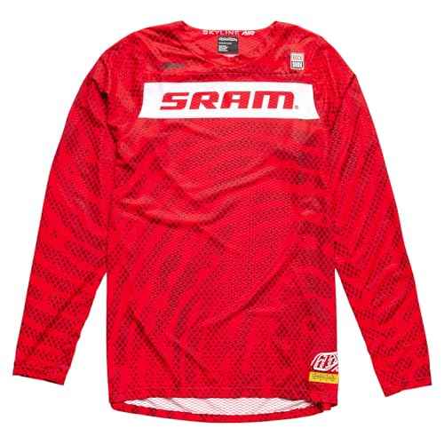 Troy Lee Designs - Skyline AIR LS Jersey; SRAM Roots Fiery RED XL