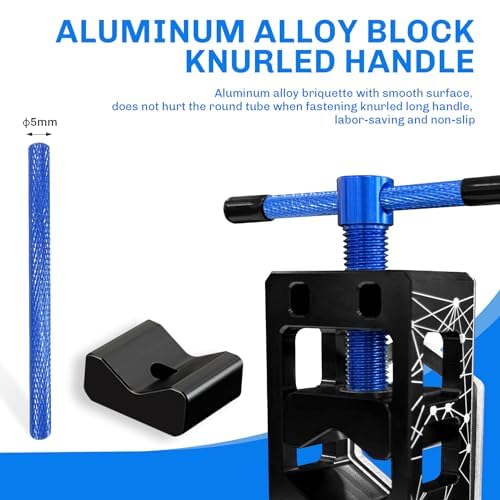 Bike Saw Guide for Fork Steerer Seat Post Handlebar - Blue