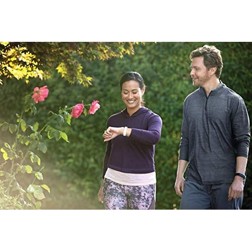 Fitbit Inspire HR Heart Rate and Fitness Tracker With S and L Bands, White, One Size, 1 Count