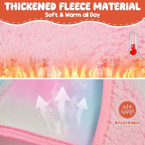 Kids Winter Ear Headband for Girls Boys Thickened Fleece Children Warmers Ear Muffs for Cold Weather Running Cycling