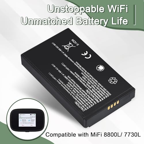Replacement Battery for MiFi 8800L Jetpack Verizon 3.8V 4400mAh