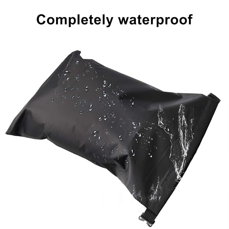 Pimoys Dry Bag - Black, 1.5L to 6L Waterproof Portable Storage