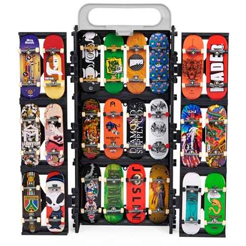 Tech Deck, Play and Display Transforming Ramp Set and Carrying Case with Exclusive Fingerboard, Kids Toy for Ages 6 and up