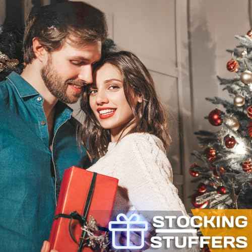PARIGO Christmas Stocking Stuffers Gifts for Men - Rechargeable LED Flashlight Gloves with Lights Waterproof Gadgets for Fishing Camping Repairing Cool Tools Gifts for Dad Boyfriend Him Husband