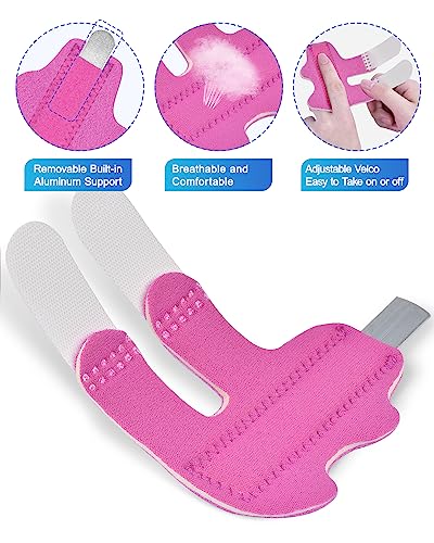 Finger Splints for Index, Middle & Ring Fingers - 5 Pack, Support & Immobilization