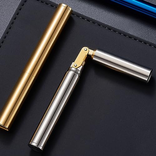 Silver Vintage Trench Lighter, Sailors Copper Kerosene Lighter, Creative Nunchaku Design