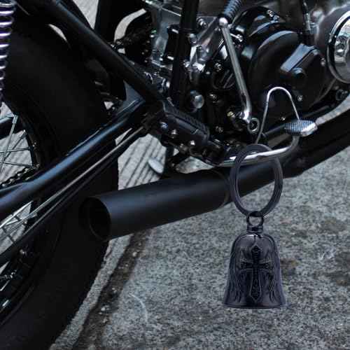 Motorcycle Bells - Bicycle Bells for Men, Stainless Steel can Bring Good Luck and Peace to Motorcycle Accessories