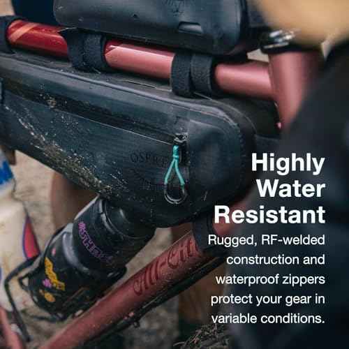 Osprey Escapist Biking Frame Bag for Men and Women, Black, Medium