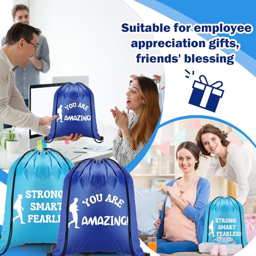 Stylish Motivational Drawstring Backpack Bulk - 60 Pcs, Large Capacity