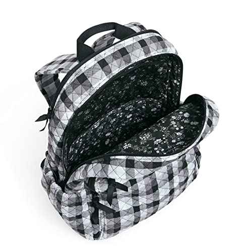 Vera Bradley Women's Cotton Campus Backpack, Kingbird Plaid, One Size