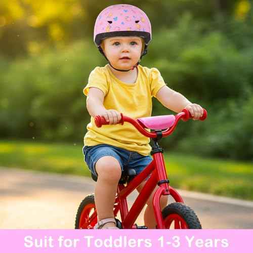 Toddler Helmet, Toddler Bike Helmet for Kids, Infant Baby Bike Helmets for Toddlers Age 1-3 for Bicycle Scooter Skateboard Helmets