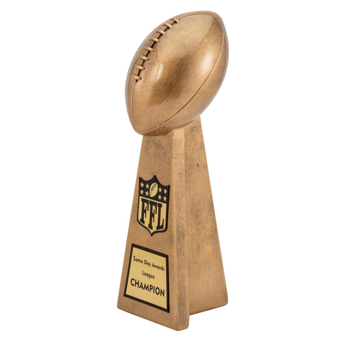 Same Day Awards Lil' Vince Gold Fantasy Football Trophy, 10.75"