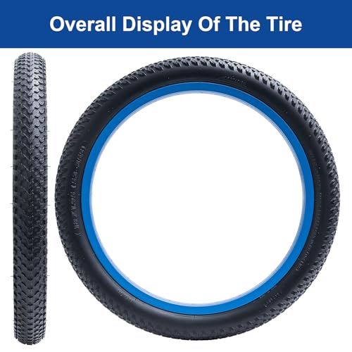 18x1.95 Bike Tire - Folding Replacement Bicycle Tire 53-355 for City & Road Bikes