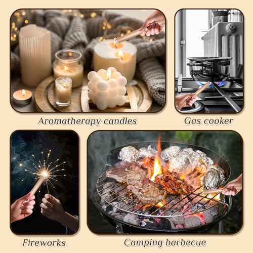 2 PCS Candle Lighter,Windproof Flameless Electric Lighter with LED Power Display £¦ Safety Switch, Upgraded Plasma USB Rechargeable Lighters for Birthday Camping BBQ (Champagne Gold)