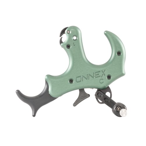 Stan OnneX Clicker Thumb Bow Release Aid for Archery & Hunting - Adjustable, DLC-Coated Resistant Internals, Smooth Action, Click-Feedback System, Modular 3 or 4 Finger Fit, Sage, Smalll