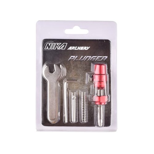 ELONG OUTDOOR Aluminium Archery Cushion Plunger Recurve Bows Screw-in Pressure Button for Right or Left Hand with Installation Tool