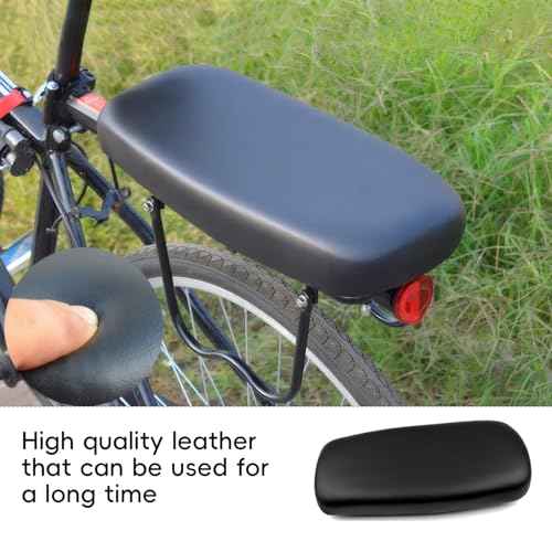Thickened Bike Seat Pad ? Manned Rear Bike Seat Cushion, Kids Bike Seat Cushion for Comfortable Rides, Screw-Mounted Bicycle Saddle, Ebike Seats for Long Journeys