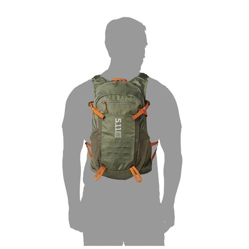 5.11 Tactical Cloud Stryke Hiking Backpack Ultralight Bag, 18L, Sage Green, Style 56844ABR