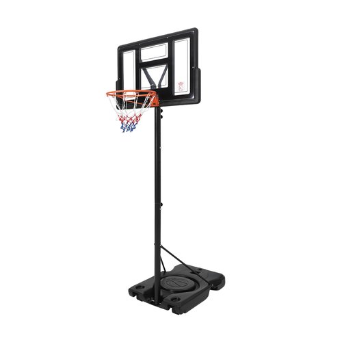 Adjustable Basketball Hoop Outdoor 10ft, 44 Inch Backboard, Portable Basketball Goal for Adults, in Backyard Driveway Indoor
