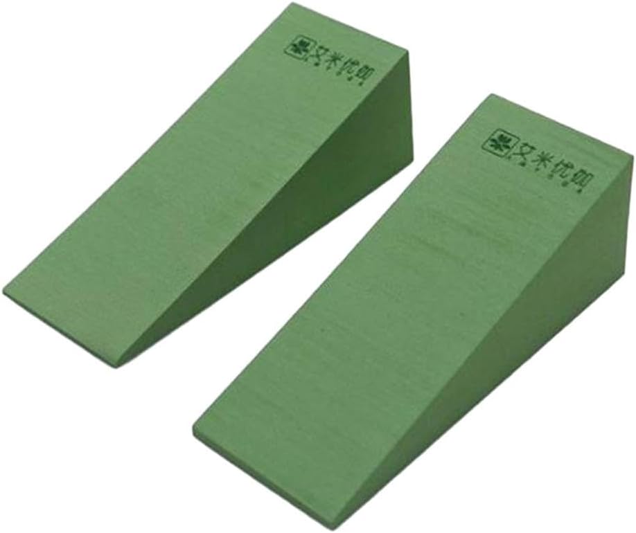 2 Pieces Yoga Foam Wedge, EVA Wedge Block, Heel Stretcher Back Support, Slant Board Calf Stretcher
