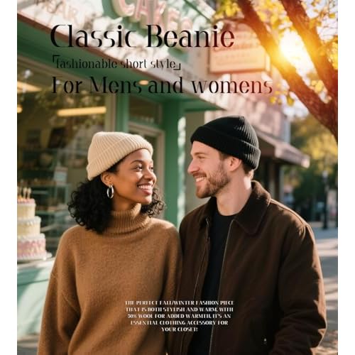 Wool Fisherman Beanies for Men Women, Short Knit Fall Winter Warm Beanie, Watch Cap, Cuffed Trawler Hats, Skull Caps