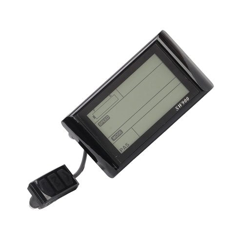 Fockety Electric Bike SW900 Panel, LCD Meter, Water Proof 5 Pin for E Bike Display Replacement Accessories with Electric Scooter Control Panel, for Bicycles Scooters