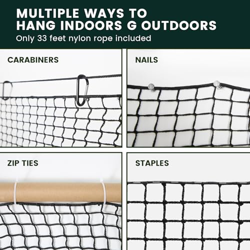 Golf Practice Net 10x15 Feet Heavy Duty Hitting Barrier for Indoor Outdoor Use