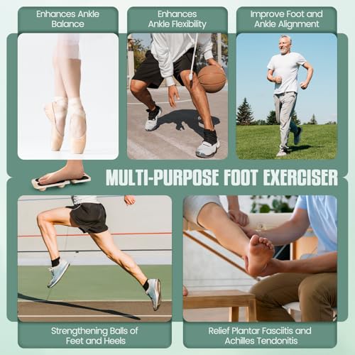 Ankle Strengthener Balance Board for Injury Rehab & Fitness