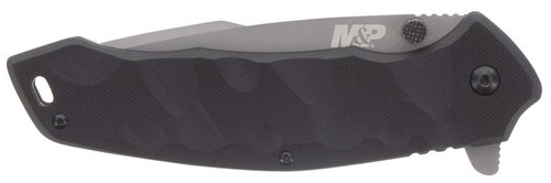Smith & Wesson M&P Special Ops 9.3in Stainless Steel Assisted Opening Knife with 4in Tanto Blade and G10 Handle for Outdoor, Tactical, Survival and EDC,Black