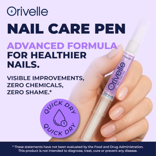 Orivelle Nail Care Oil Pen for Cuticles – 2 Pack