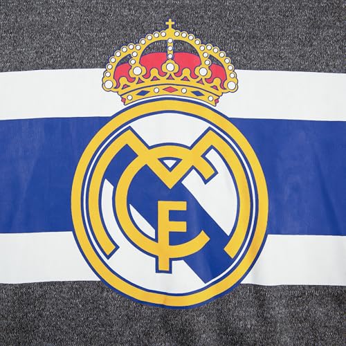 Unisex Real Madrid CF Jersey-Inspired Game Day Shirt - Large Grey