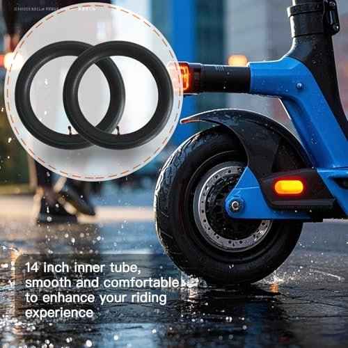2 Pack 14x2.50 Inner Tube 14 Inch E-Bike Tubes Butyl Rubber Thickened for Replacement Electric Scooters and E-Bike Tire Tube