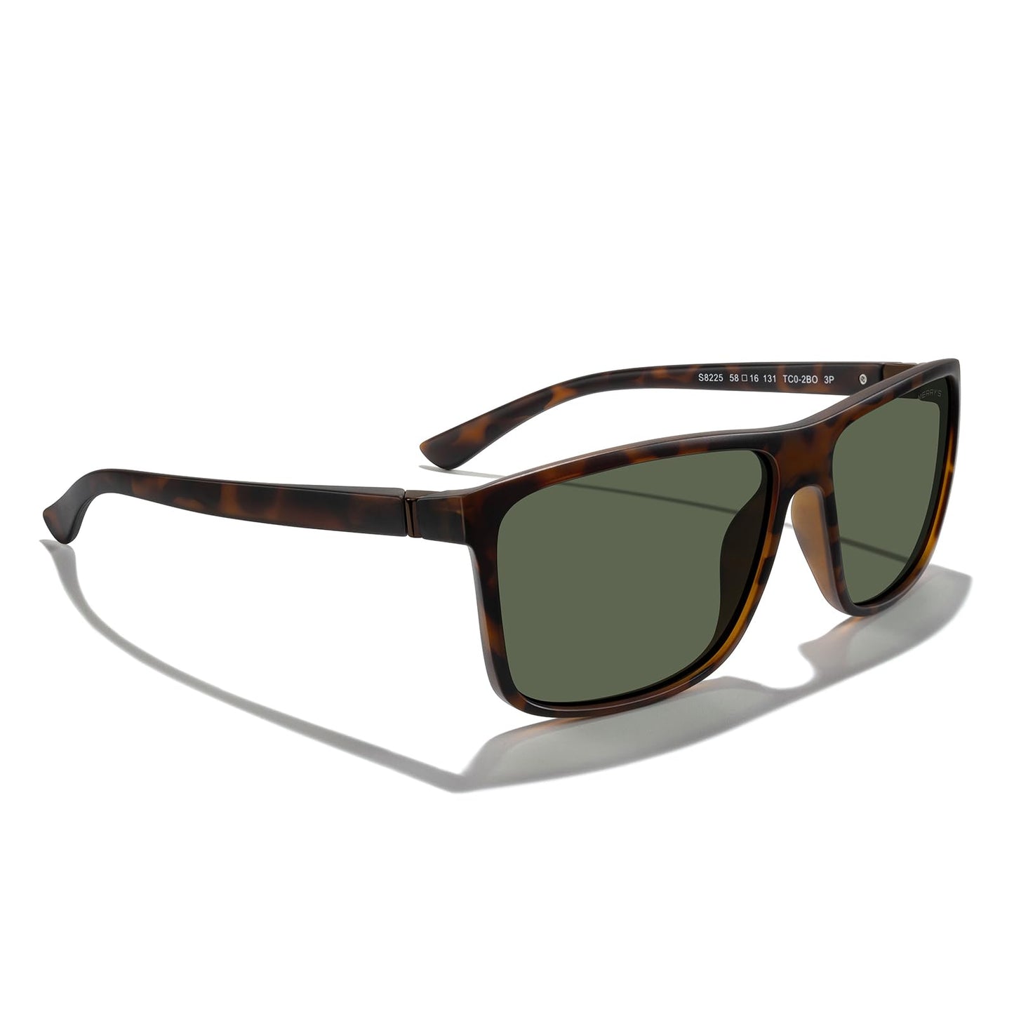 MERRY'S Rectangular Polarized Sports Sunglasses for Men Women Cycling Driving Fishing UV400 Protection S8225