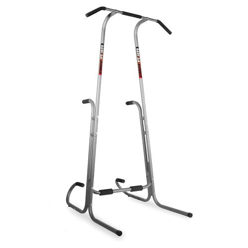 Stamina Power Tower - Dip Bar Pull Up Bar Station with Smart Workout App - Dip Bars for Home Workout - Up to 250 lbs Weight Capacity