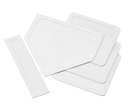 Champion Sports Throwdown Base Set: 5 Youth League Kids Baseball & Softball Rubber Throw Down Bases - Boys & Girls Training & Practice Equipment, White