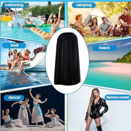 Tegeme 1 Kit Upgraded Changing Room Changing Tent with Support System for Dancer Instant Dressing Cover Ups Portable Privacy Shelters for Summer Beach Car Boating Taking Photo, 4.59ft Length