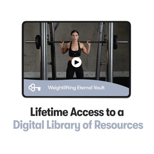 The Weightlifting Transformation Gym Buddy Journal by Habit Nest. 12-Week Trainer & Progress Tracker. Requires Full Gym Equipment. 65 Video Guided Workouts with Sets, Reps & Tracking Space.