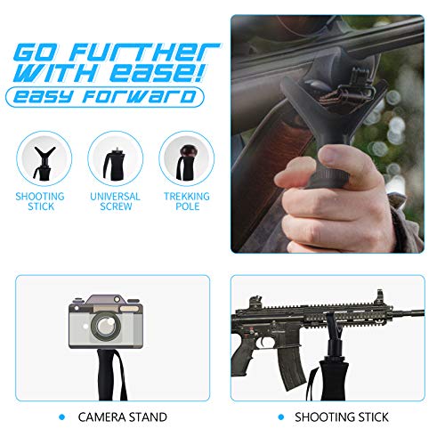 Multipurpose Telescopic Trekking Poles - Lightweight Aluminum Hiking & Hunting Sticks