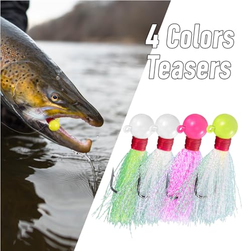 Pink 1/4oz Saltwater Fishing Jig Heads Pack of 10 for Surf & Pompano Fishing