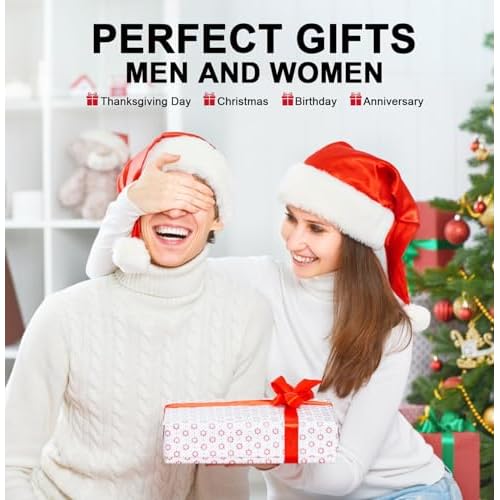 Wmcaps Unisex Hat with Light, USB Rechargeable LED Beanie, Winter Warm Knitted Headlamp Hat Gifts for Men Him Dad Husband