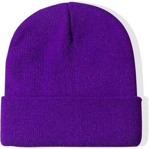 Rosoz Beanie for Men Women Cuffed Knit Hat Winter Beanies Skull Cap Unisex